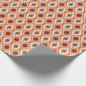 Indianerstil Geometrie nahtlos Geschenkpapier (Ecke)