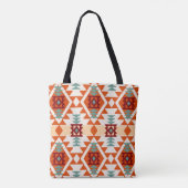 Indianerstil Geometrie nahtlos Tasche (Rückseite)