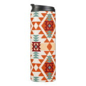 Indianerstil Geometrie nahtlos Thermosbecher (Nach rechts gedreht)
