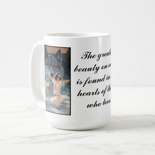 Indianerstolz Kaffeetasse (Vorderseite Links)