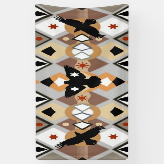 Indianerstück Banner (Vertikal)