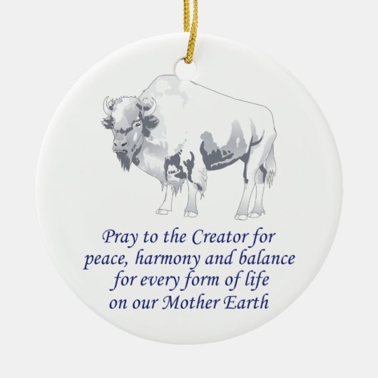 Indianersymbolismus Keramik Ornament (Vorne)