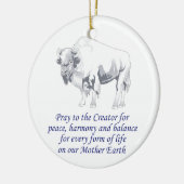 Indianersymbolismus Keramik Ornament (Links)