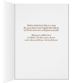 Indianertag Wolf und Dreamcatcher (Innen (Rechts))