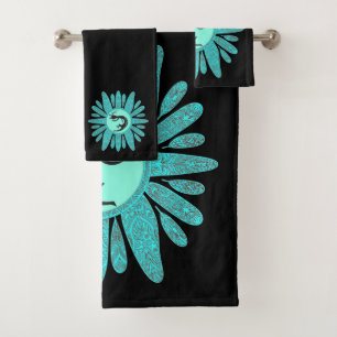 Indianertanz Kokopelli Badhandtuch Set