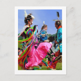 Indianertanz Postkarte