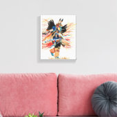 Indianertänzerin II Leinwanddruck (Insitu (Wohnzimmer))