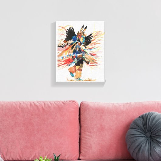 Indianertänzerin II Leinwanddruck (Insitu (Wohnzimmer))