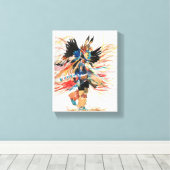 Indianertänzerin II Leinwanddruck (Insitu (Holzboden))