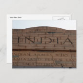 Indianertor Postkarte (Vorne/Hinten)