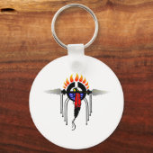 Indianertotem Schlüsselanhänger (Vorderseite)
