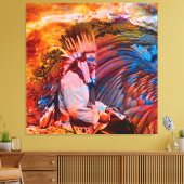 Indianertraum Leinwanddruck (Insitu (Wohnzimmer))