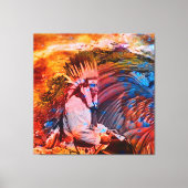 Indianertraum Leinwanddruck (Vorderseite)