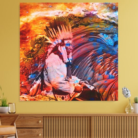 Indianertraum Leinwanddruck (Insitu (Wohnzimmer))