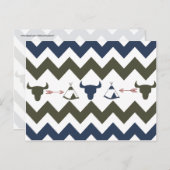 Indianertribal Zickzack Skulls Tipi Arrows Postkarte (Vorne/Hinten)