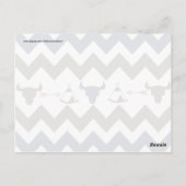 Indianertribal Zickzack Skulls Tipi Arrows Postkarte (Rückseite)