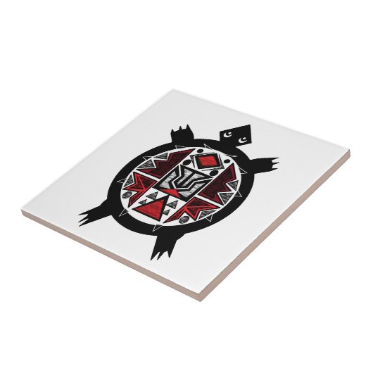 Indianertribut Fliese (Seite)