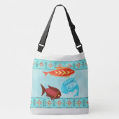 Indianervolk Tragetaschen Mit Langen Trägern (Vorderseite)