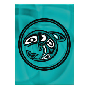 Indianerwal Fotodruck