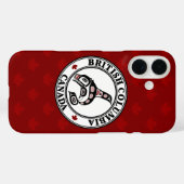 Indianerwal Red Haida Killer Case-Mate iPhone Hülle (Rückseite (Horizontal))