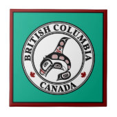 Indianerwal Red Haida Orca Killer Fliese (Vorderseite)