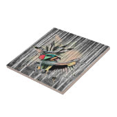 Indianerwald Kachina Dancer Birch Tree Forest Fliese (Seite)