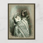 Indianerweibchen - Postkarte (Vorderseite)