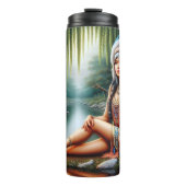 Indianerwiese, Adler, Riverside Thermosbecher (Vorderseite)