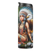 Indianerwiese, Adler, Riverside Thermosbecher (Nach rechts gedreht)