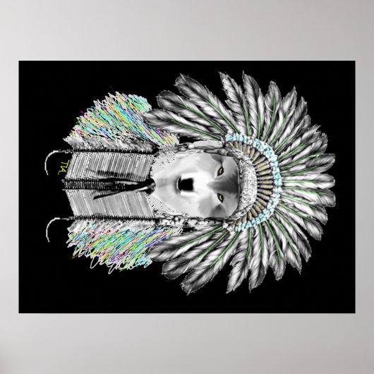 Indianerwolf Poster (Vorne)