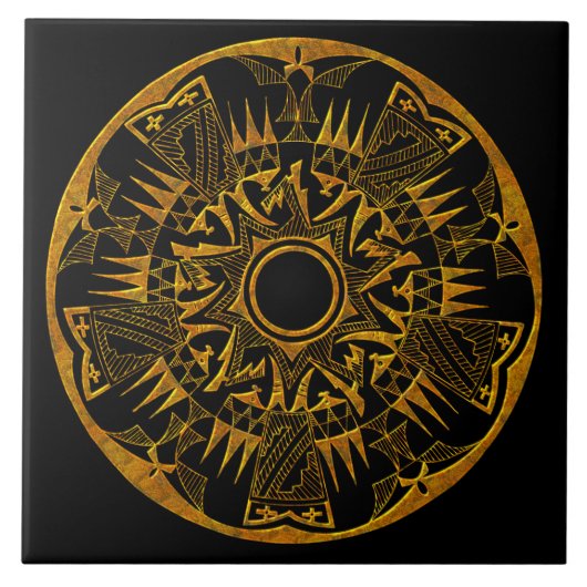 Indianerzahl 1 fliese (Vorderseite)