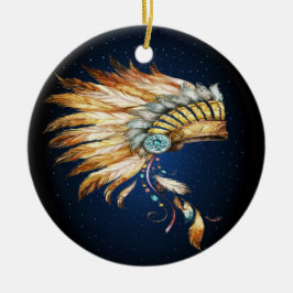 Indianerzelt Keramikornament
