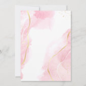 Indianerzeremonie für Babynahrung - rosa Vorlage (Rückseite)