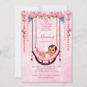 Indianerzeremonie für Babynahrung - rosa Vorlage (Vorderseite)