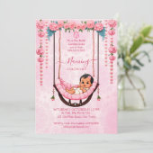 Indianerzeremonie für Babynahrung - rosa Vorlage (Stehend Vorderseite)