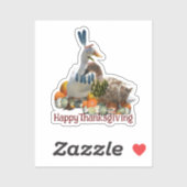 Indianische Enten Thanksgiving  Aufkleber (Blatt)