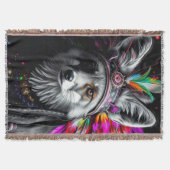 Indianische Fuchs-Kunst Decke (Vorderseite)
