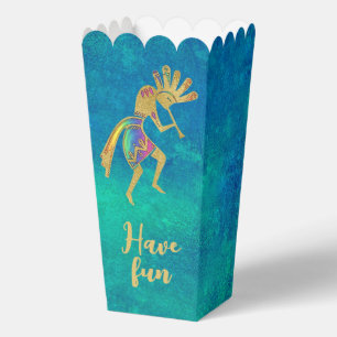Indianische Kultur - Kokopelli tanzen 6 Geschenkschachtel