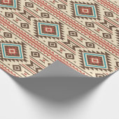 Indianische Kunst Geschenkpapier (Ecke)