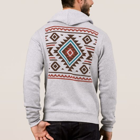 Indianische Kunst Hoodie (Rückseite)