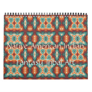 Indianische Stammesmuster-Kunst der Native America Kalender
