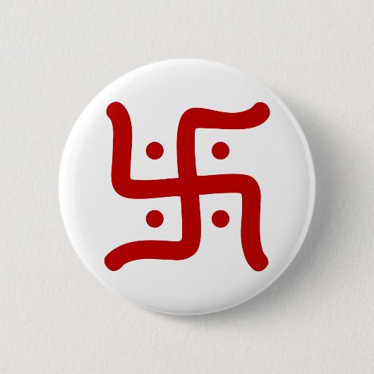Indianische Traditionskirche des rückwärtigen Swas Button (Vorderseite)