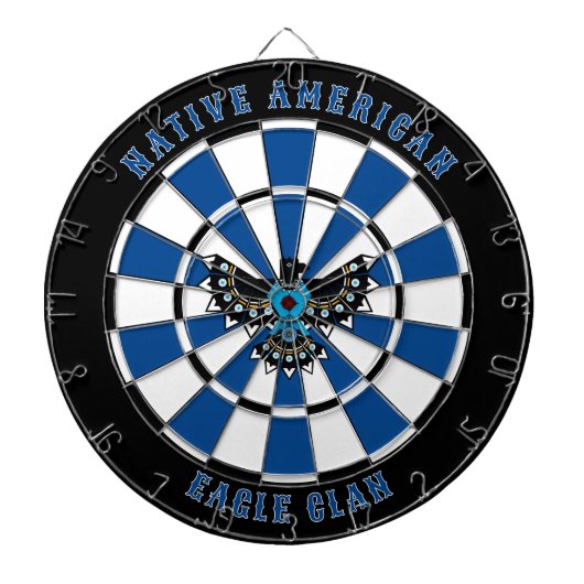 Indianischer Adler-Dartboard Dartscheibe (vorne)