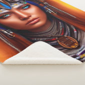 Indianischer Apache Sherpadecke (3/4)