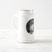Indianischer Becher Bierglas (Vorderseite Links)