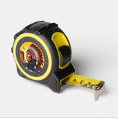 Indianischer Chef der wilden Landschaft Sunset Maßband (Winkel)