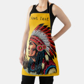 Indianischer Chef der wilden Landschaft Sunset Schürze (InSitu)