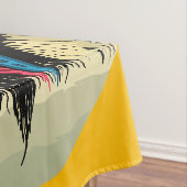 Indianischer Chef der wilden Landschaft Sunset Tischdecke (Beispiel)