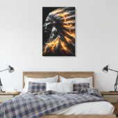 Indianischer Chef Leinwanddruck (Insitu (Schlafzimmer))