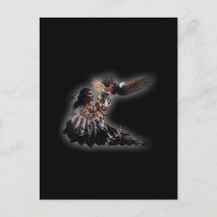 Indianischer Chef Postkarte